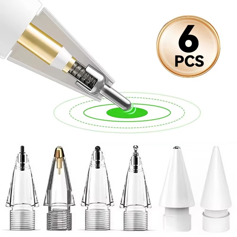 Stylus Replacement Tip - 6 szt. Zamienne Końcówki do Apple