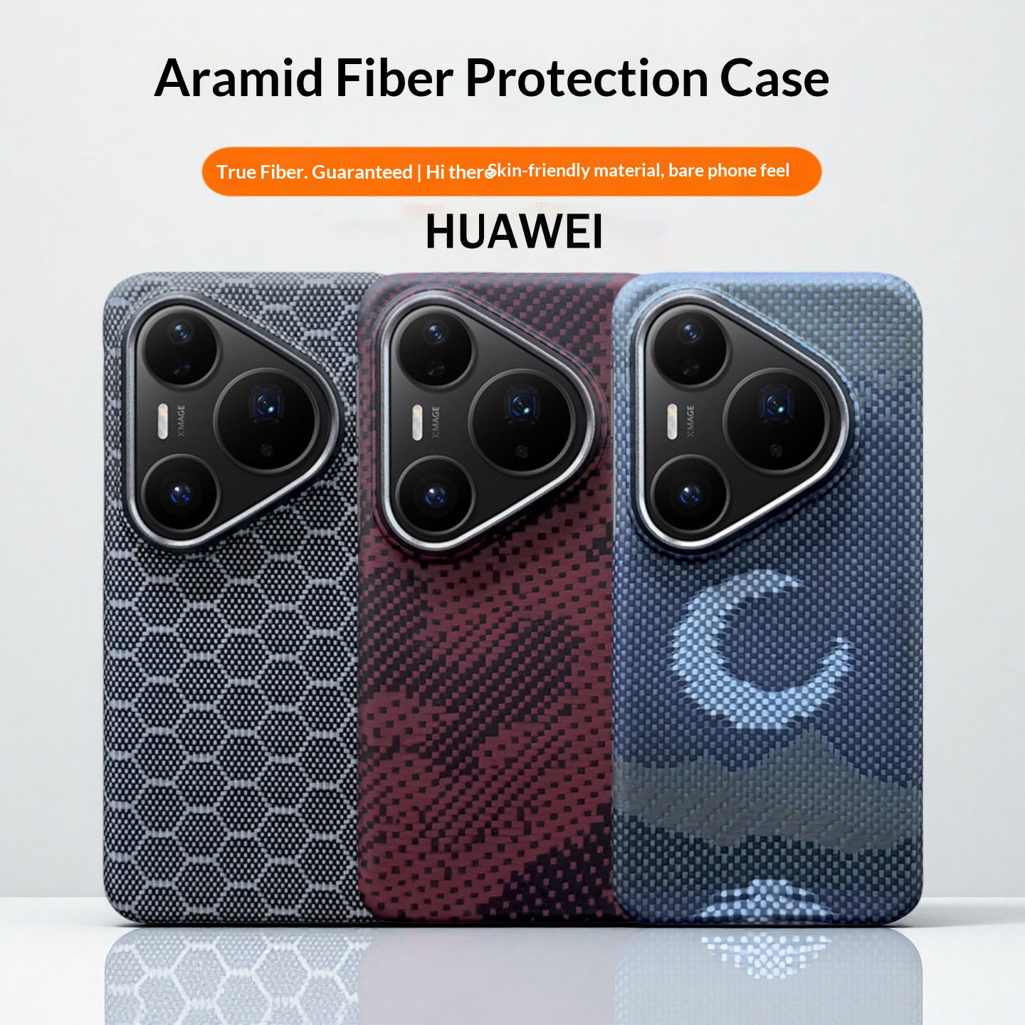 Huawei Pura 70 - 100% Oryginalne etui Kevlarowe do HUAWEI