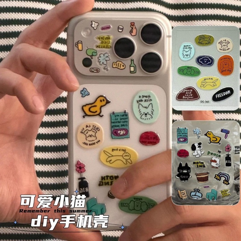 Urocze naklejki 3D z żywicy, p – Tablet Cute Accessories recenzja i cena